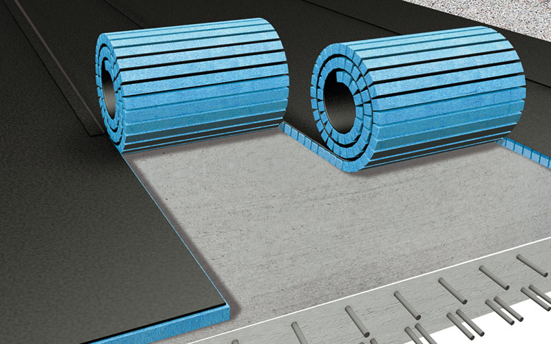 Cover xps rotoli o pannelli xps dow per coperture Isolamento termico terrazzo calpestabile