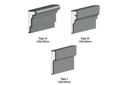 Cornice In Polistirolo Per Pareti E Soffitti Poliart EPS Modello P332 - Foto 9